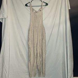 American Eagle Pinstripe Overalls